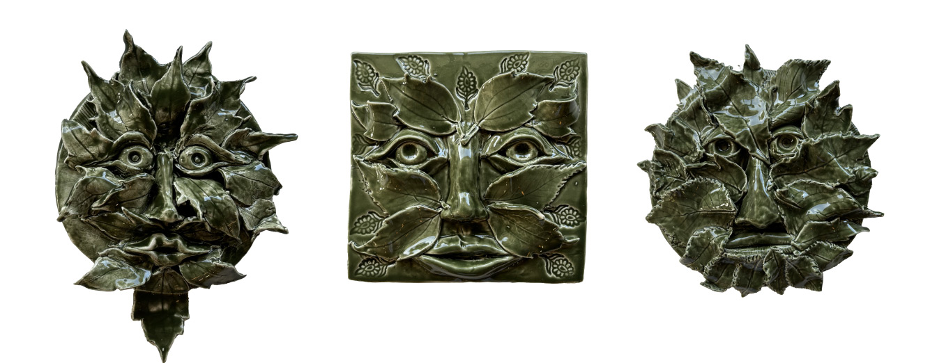 Green Man Tiles